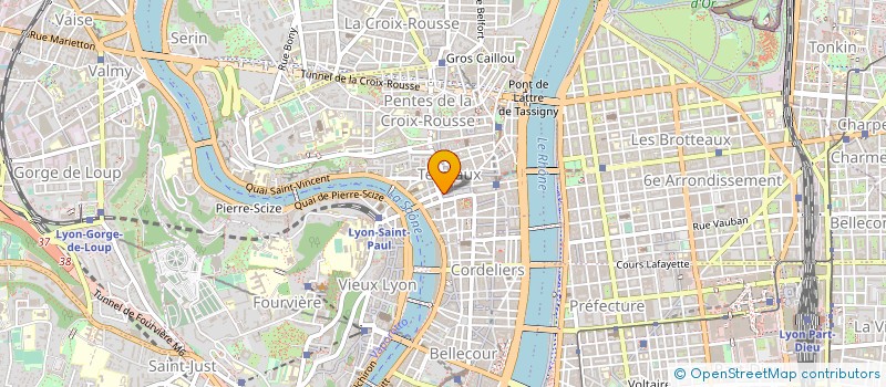 localisation de l'entreprise COPROPRIETE à LYON