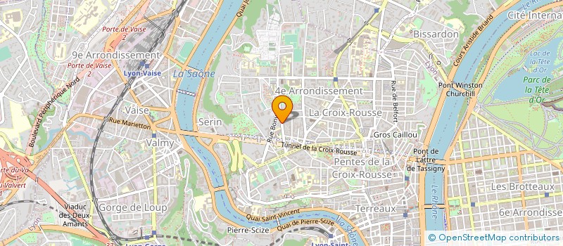 localisation de l'entreprise COPROPRIETE  LYON