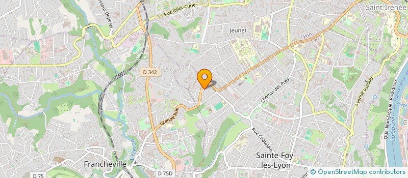 localisation de l'entreprise COPROPRIETE  SAINTE-FOY-LES-LYON