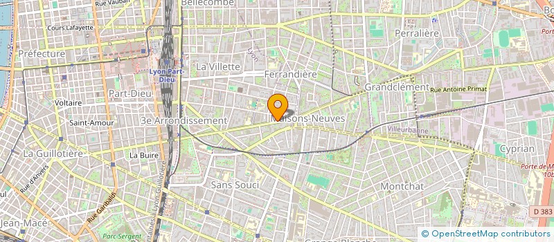 localisation de l'entreprise COPROPRIETE  LYON