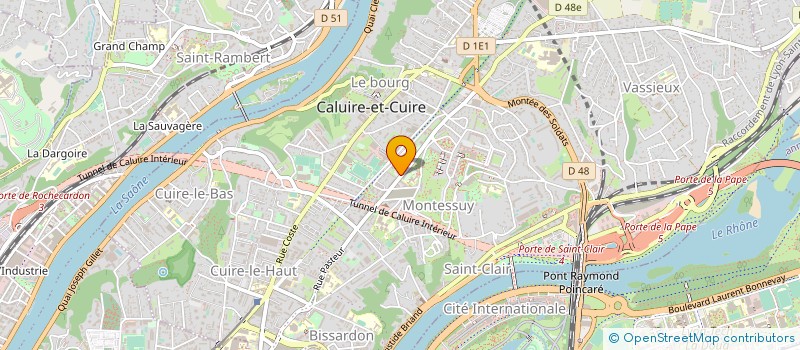 localisation de l'entreprise COPROPRIETE à CALUIRE-ET-CUIRE