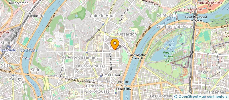 localisation de l'entreprise COPROPRIETE  LYON