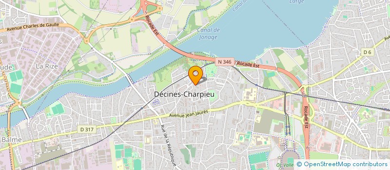 localisation de l'entreprise COPROPRIETE à DECINES-CHARPIEU