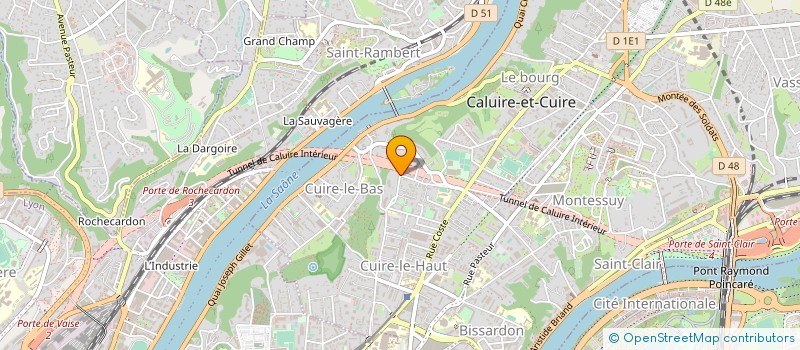 localisation de l'entreprise COPROPRIETE à CALUIRE-ET-CUIRE