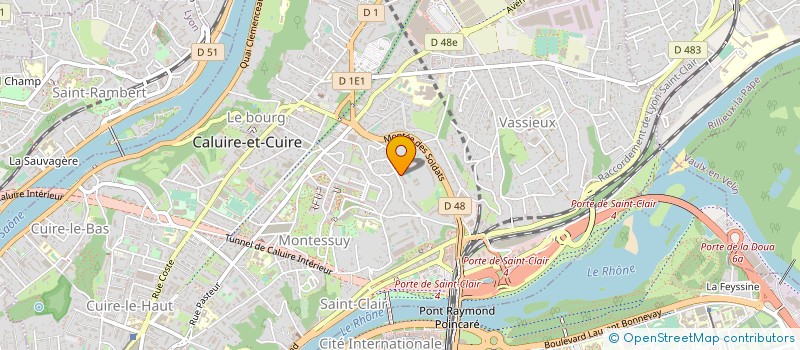 localisation de l'entreprise COPROPRIETE à CALUIRE-ET-CUIRE