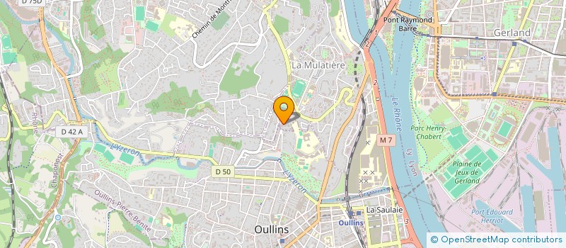 localisation de l'entreprise COPROPRIETE à LA MULATIERE