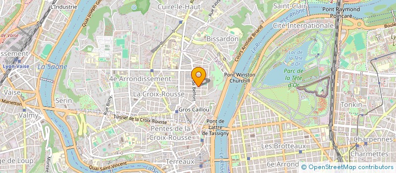 localisation de l'entreprise COPROPRIETE  LYON