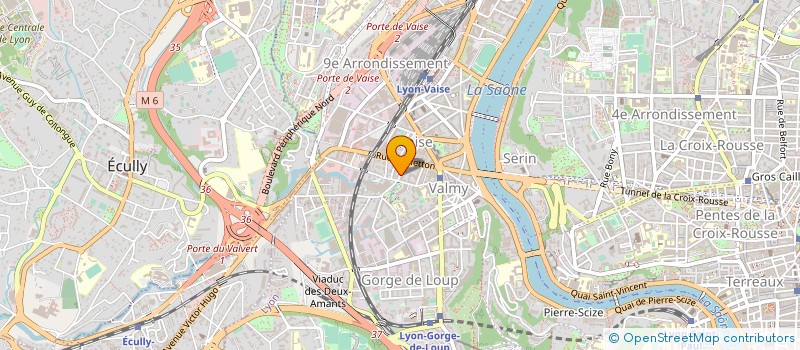 localisation de l'entreprise COPROPRIETE  LYON