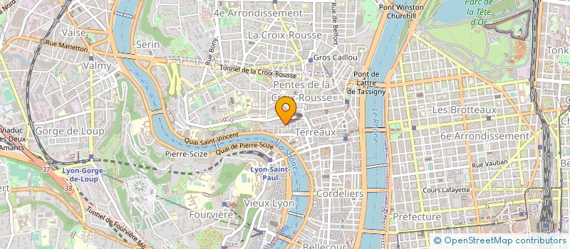 localisation de l'entreprise COPROPRIETE à LYON