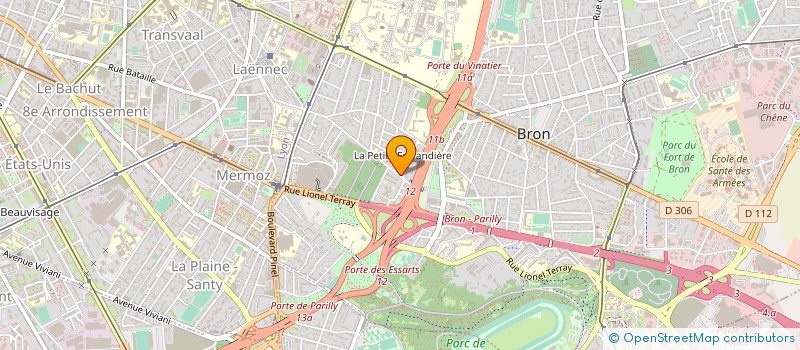 localisation de l'entreprise COPROPRIETE  BRON