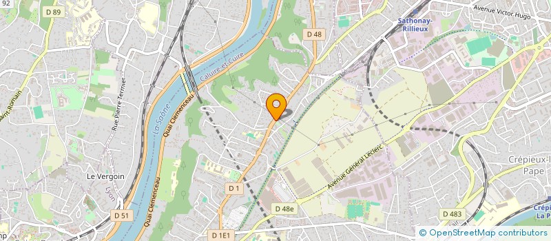 localisation de l'entreprise COPROPRIETE à CALUIRE-ET-CUIRE