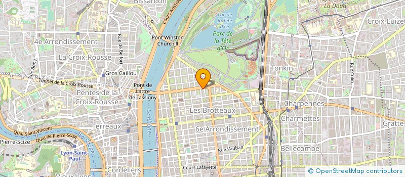 localisation de l'entreprise COPROPRIETE  LYON