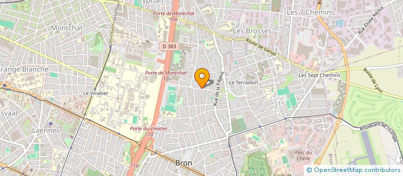 localisation de l'entreprise COPROPRIETE  BRON