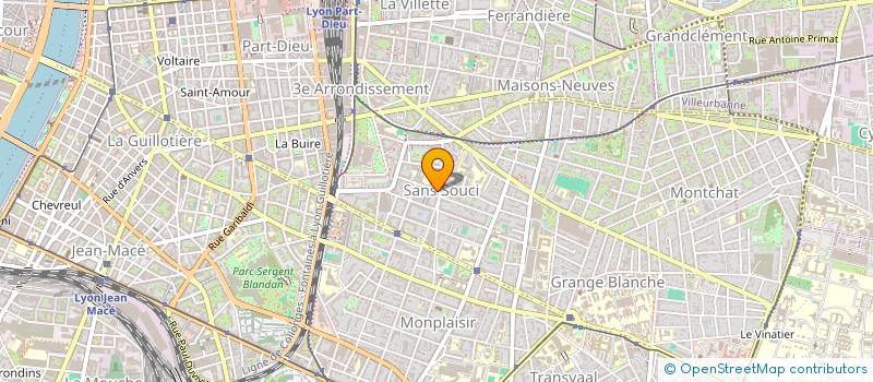 localisation de l'entreprise COPROPRIETE  LYON