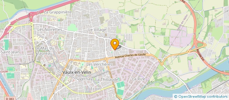 localisation de l'entreprise COPROPRIETE  VAULX-EN-VELIN