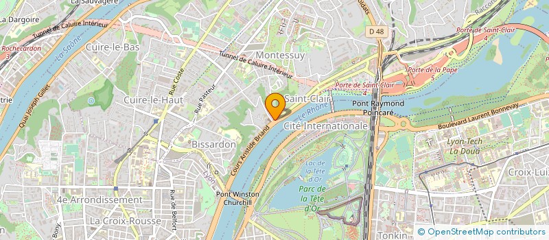 localisation de l'entreprise COPROPRIETE à CALUIRE-ET-CUIRE