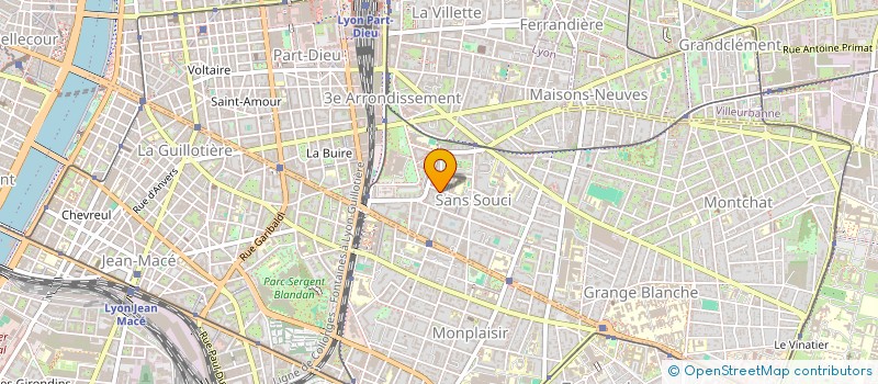 localisation de l'entreprise COPROPRIETE  LYON