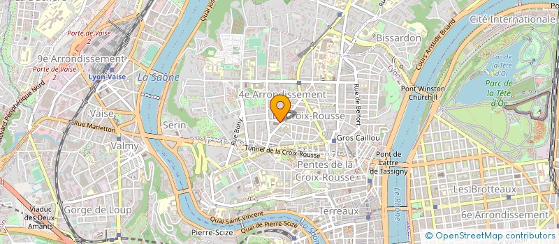 localisation de l'entreprise COPROPRIETE  LYON