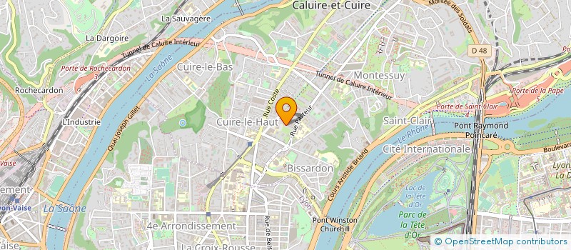 localisation de l'entreprise COPROPRIETE à CALUIRE-ET-CUIRE