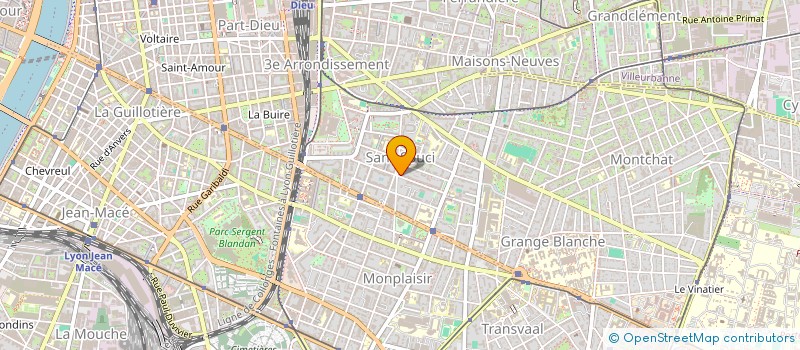 localisation de l'entreprise COPROPRIETE  LYON 3EME