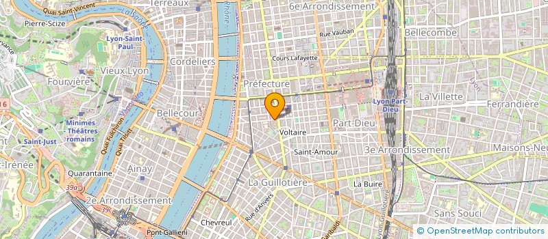 localisation de l'entreprise COPROPRIETE  LYON