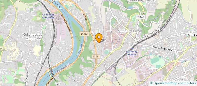 localisation de l'entreprise COPROPRIETE  FONTAINES-SUR-SAONE