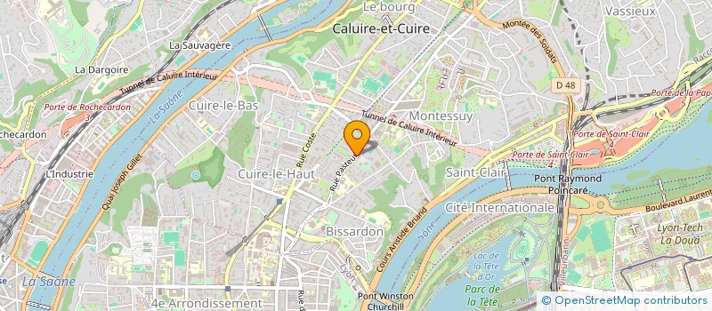 localisation de l'entreprise COPROPRIETE à CALUIRE-ET-CUIRE