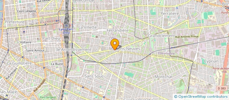 localisation de l'entreprise COPROPRIETE  LYON