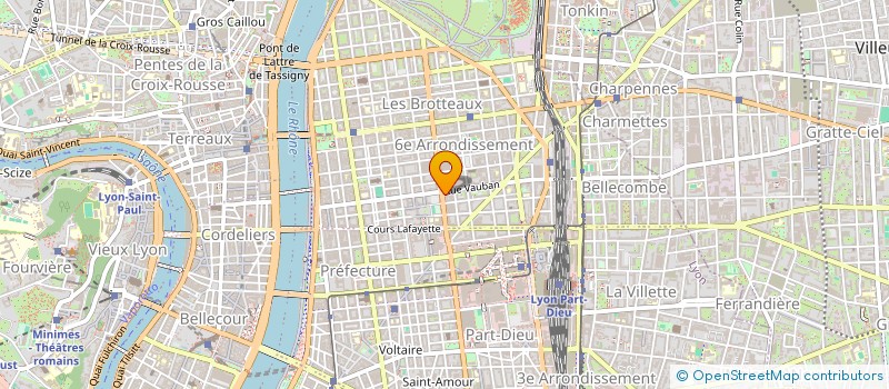 localisation de l'entreprise COPROPRIETE  LYON