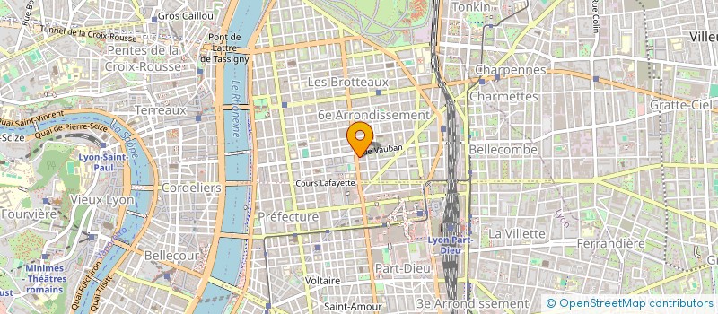 localisation de l'entreprise COPROPRIETE  LYON