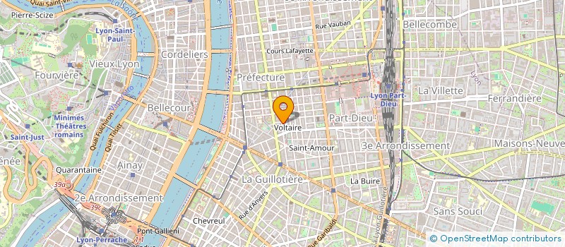 localisation de l'entreprise COPROPRIETE  LYON