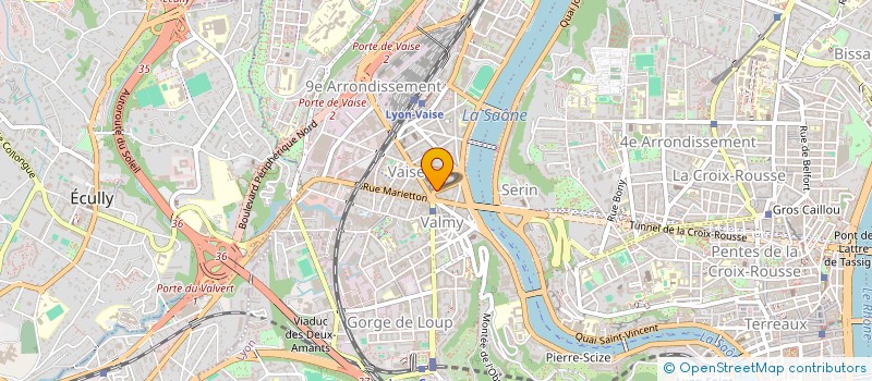 localisation de l'entreprise COPROPRIETE  LYON