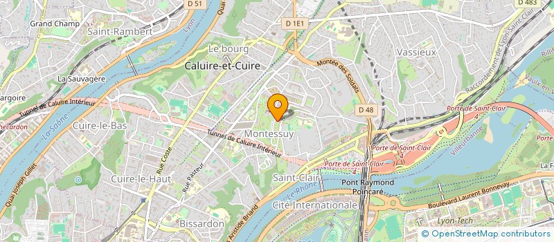 localisation de l'entreprise COPROPRIETE à CALUIRE-ET-CUIRE