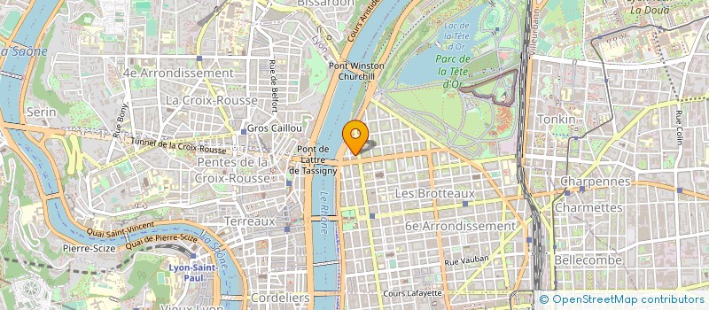 localisation de l'entreprise COPROPRIETE  LYON