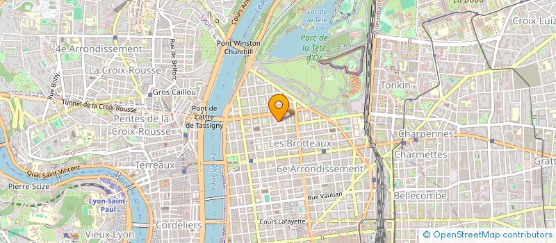 localisation de l'entreprise COPROPRIETE  LYON