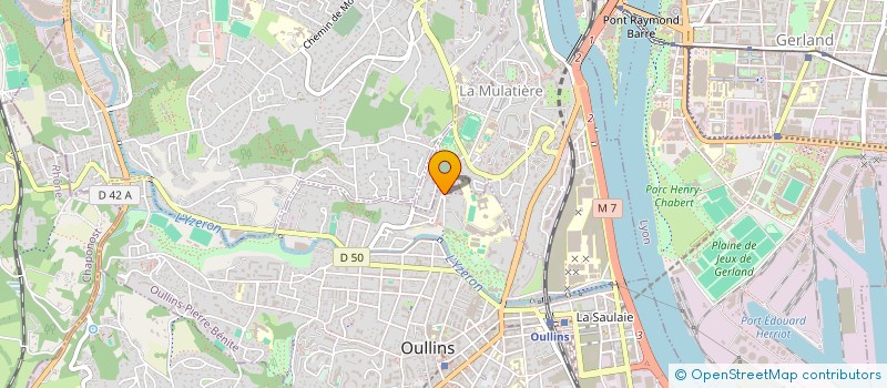 localisation de l'entreprise COPROPRIETE  OULLINS-PIERRE-BENITE