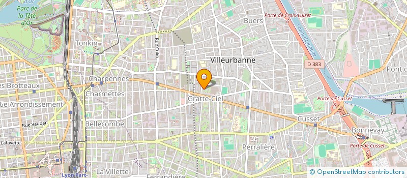 localisation de l'entreprise COPROPRIETE à VILLEURBANNE