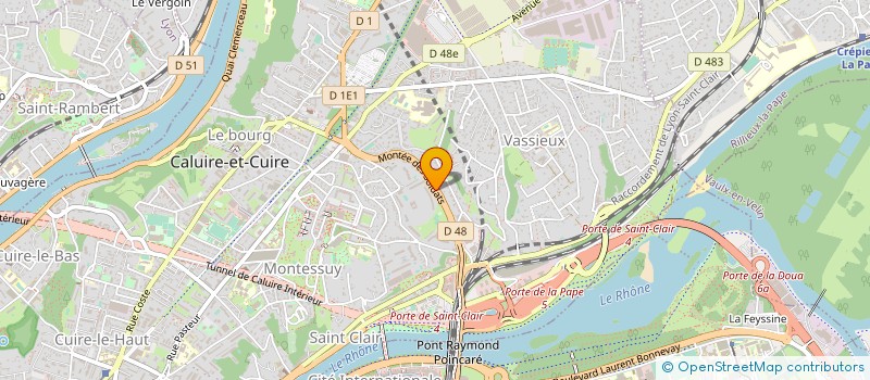 localisation de l'entreprise COPROPRIETE à CALUIRE-ET-CUIRE