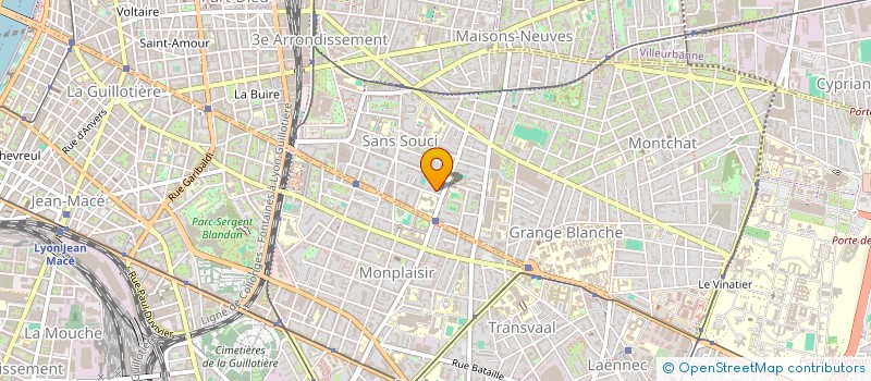 localisation de l'entreprise COPROPRIETE  LYON