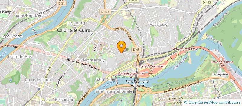 localisation de l'entreprise COPROPRIETE à CALUIRE-ET-CUIRE