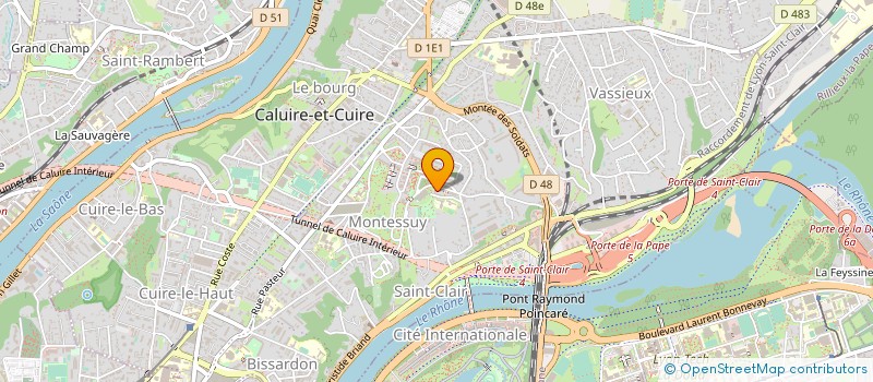 localisation de l'entreprise COPROPRIETE à CALUIRE-ET-CUIRE