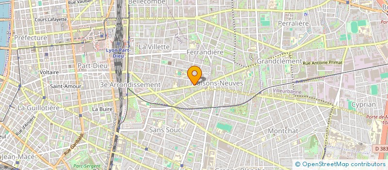 localisation de l'entreprise COPROPRIETE  LYON