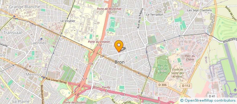 localisation de l'entreprise COPROPRIETE  BRON