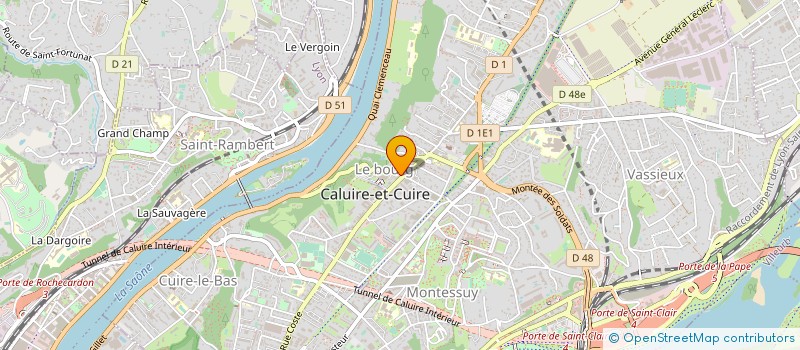 localisation de l'entreprise COPROPRIETE à CALUIRE-ET-CUIRE