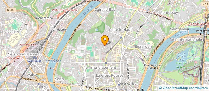 localisation de l'entreprise COPROPRIETE à CALUIRE-ET-CUIRE