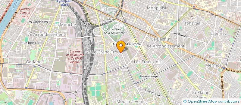 localisation de l'entreprise COPROPRIETE  LYON