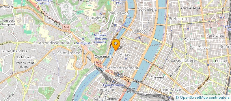 localisation de l'entreprise COPROPRIETE  LYON