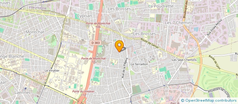 localisation de l'entreprise COPROPRIETE  BRON