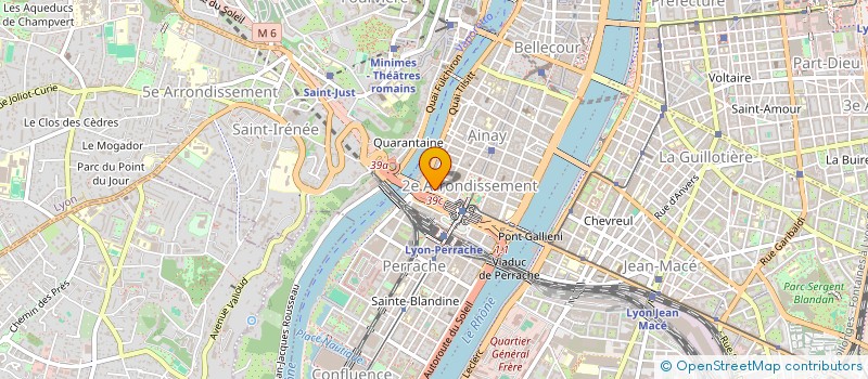 localisation de l'entreprise COPROPRIETE  LYON