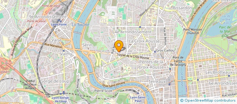 localisation de l'entreprise COPROPRIETE  LYON